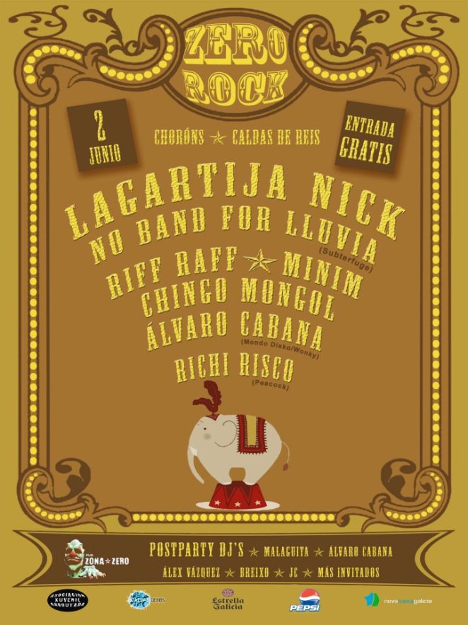 Cartel do Zero Rock 2012